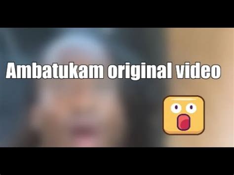 ambatukam original video in car|R.I.P. (Find Full Video) : r/wordington